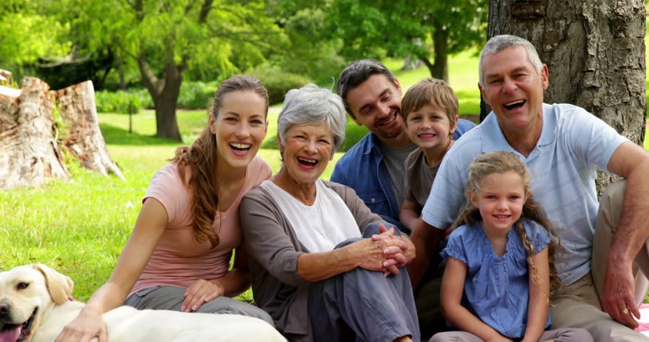 family smiling near Sydney CBD park after visiting family dentist in Glebe, NSW near Sydny CBD.