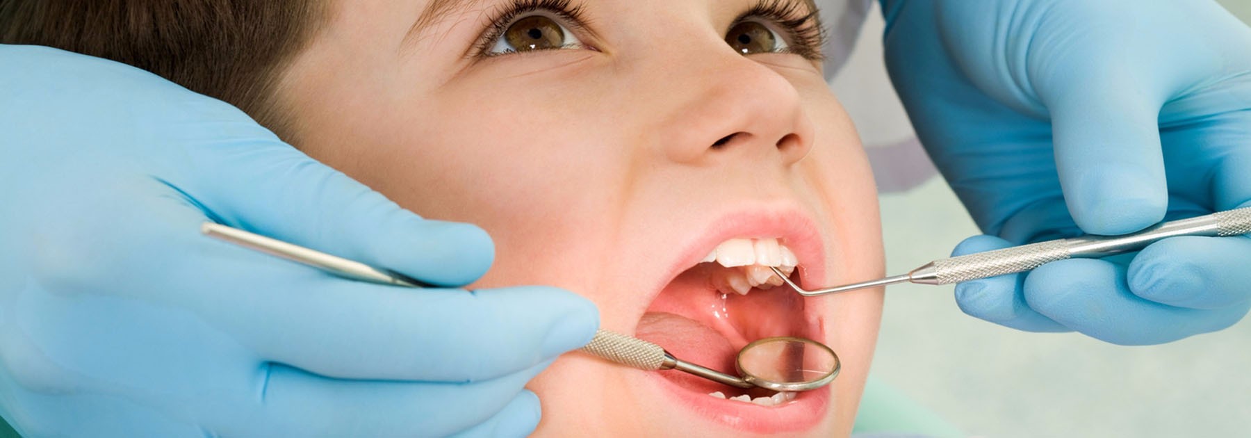 child patient relaxed during dental check up at Dental Care Glebe Sydney Dentists dental surgery near Sydney CBD, Glebe-NSW.